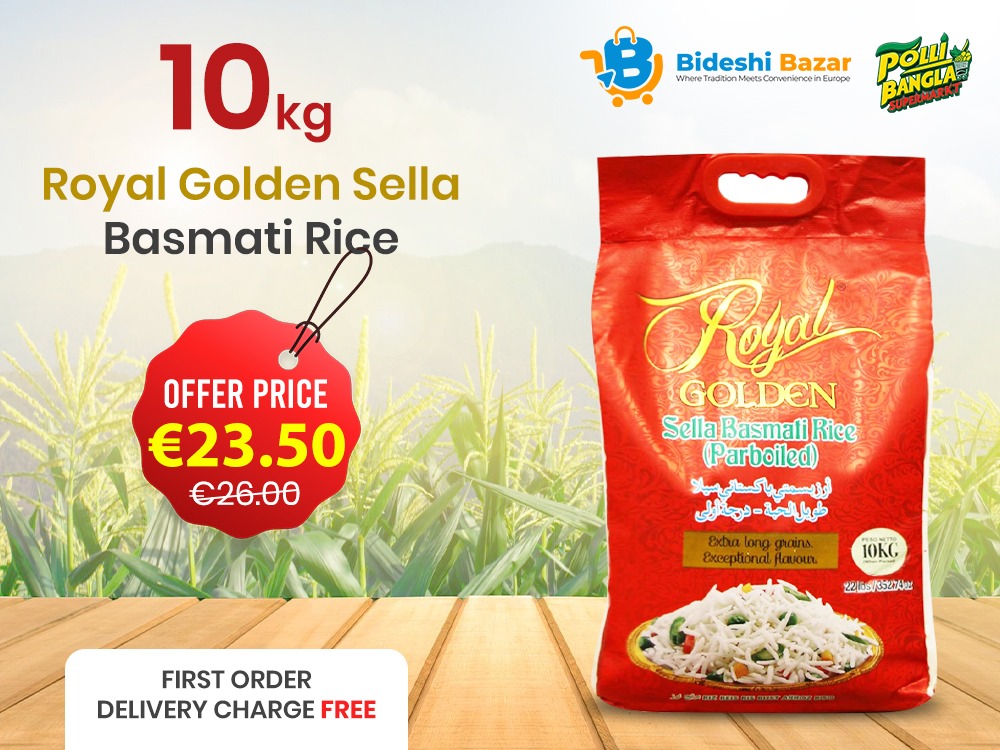 PARBOILED ROYAL GOLDEN RICE 10kg