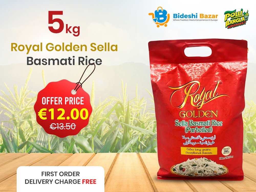PARBOILED ROYAL GOLDEN RICE 5kg