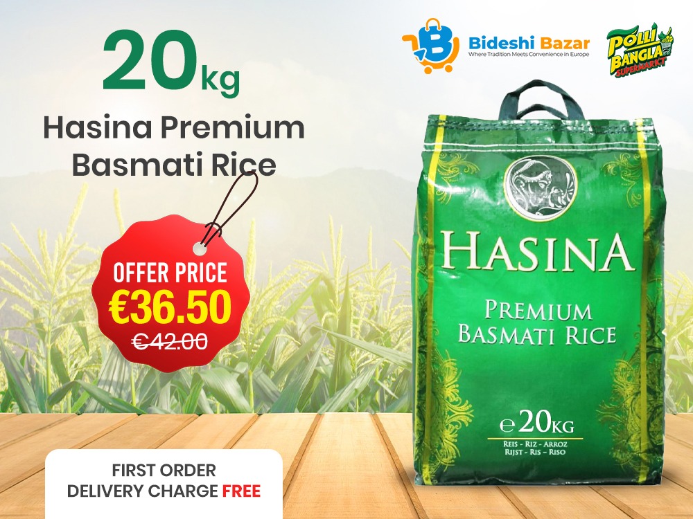 Hasina Premium Basmati Rice 20kg