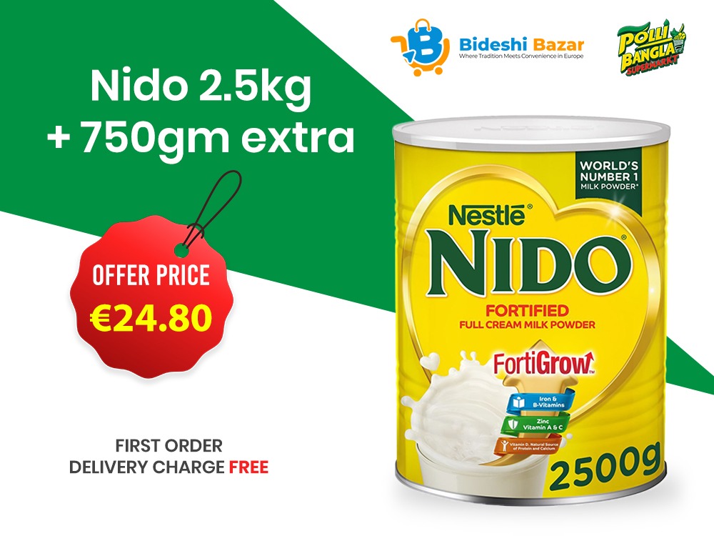 Nido 2.5 kg with extra 700 gm