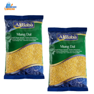 AliBaba Mung Dal 1kg | AliBaba Mungbohnen Dal 1kg | আলিবাবা মুগ ডাল ১ কেজি