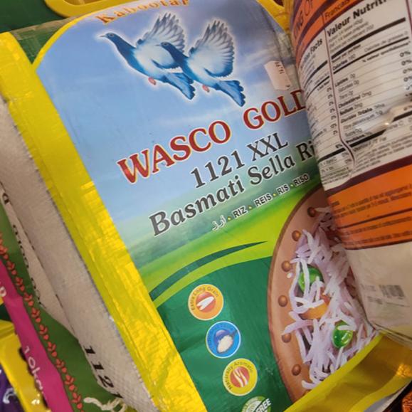 Wasco gold basmati sella rice 20 Kg